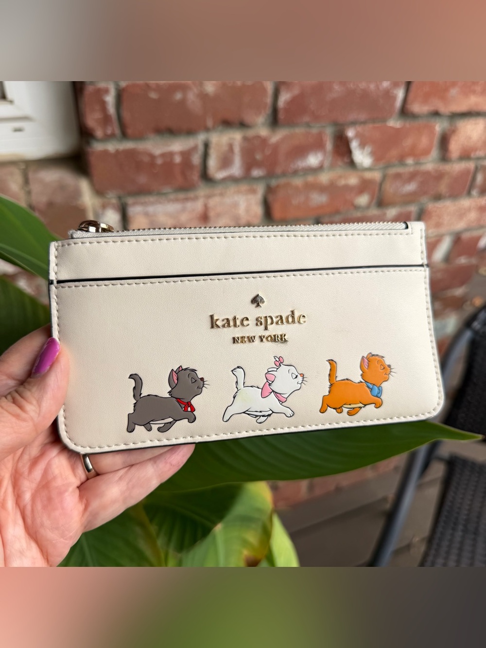 Kate Spade Disney Aristocats Marie Card Wallet Case